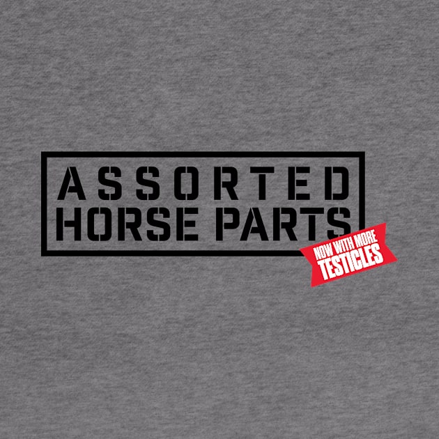 Assorted Horse Parts (Black) by winstongambro